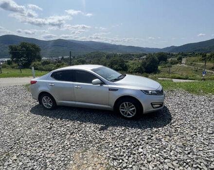 Серый Киа Оптима, объемом двигателя 2 л и пробегом 195 тыс. км за 10700 $, фото 12 на Automoto.ua