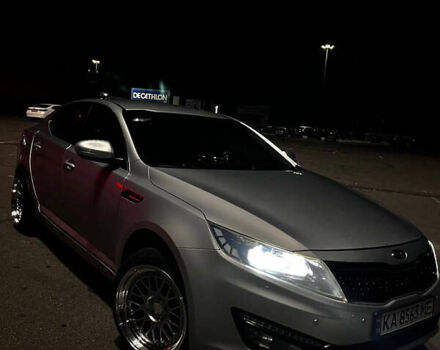 Серый Киа Оптима, объемом двигателя 2 л и пробегом 195 тыс. км за 10700 $, фото 16 на Automoto.ua