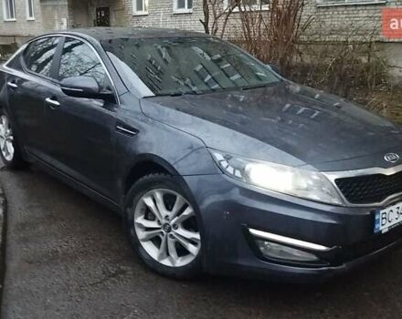 Сірий Кіа Оптіма, об'ємом двигуна 2 л та пробігом 205 тис. км за 10500 $, фото 3 на Automoto.ua