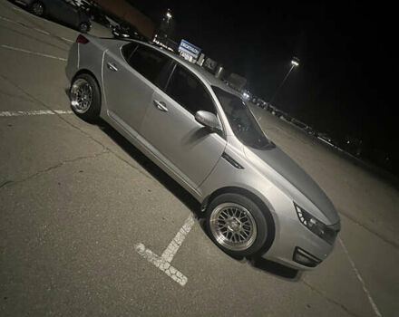 Серый Киа Оптима, объемом двигателя 2 л и пробегом 195 тыс. км за 10700 $, фото 18 на Automoto.ua