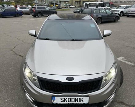 Серый Киа Оптима, объемом двигателя 2 л и пробегом 245 тыс. км за 10500 $, фото 26 на Automoto.ua