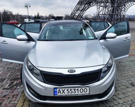Серый Киа Оптима, объемом двигателя 2.4 л и пробегом 270 тыс. км за 8400 $, фото 2 на Automoto.ua