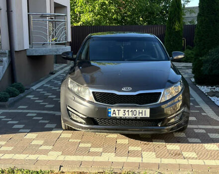 Серый Киа Оптима, объемом двигателя 2 л и пробегом 260 тыс. км за 8950 $, фото 3 на Automoto.ua