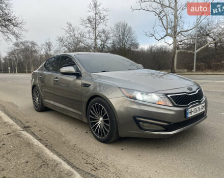 Серый Киа Оптима, объемом двигателя 2 л и пробегом 180 тыс. км за 9300 $, фото 9 на Automoto.ua