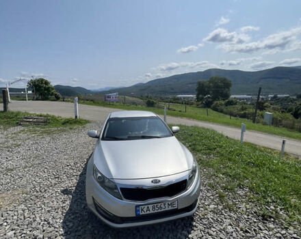 Серый Киа Оптима, объемом двигателя 2 л и пробегом 195 тыс. км за 10700 $, фото 13 на Automoto.ua