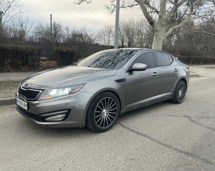 Серый Киа Оптима, объемом двигателя 2 л и пробегом 200 тыс. км за 9326 $, фото 1 на Automoto.ua