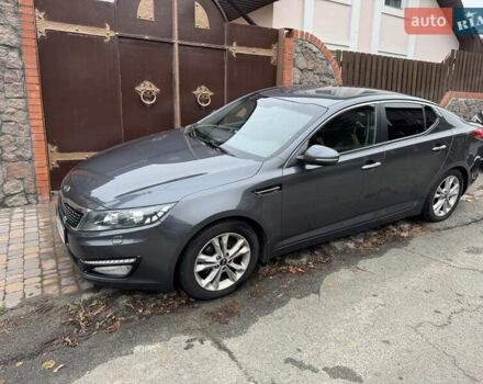 Серый Киа Оптима, объемом двигателя 2 л и пробегом 211 тыс. км за 10200 $, фото 3 на Automoto.ua