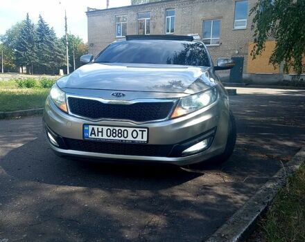 Серый Киа Оптима, объемом двигателя 2.4 л и пробегом 150 тыс. км за 10750 $, фото 2 на Automoto.ua