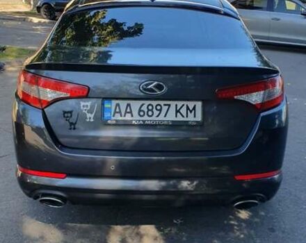 Серый Киа Оптима, объемом двигателя 2 л и пробегом 210 тыс. км за 12700 $, фото 6 на Automoto.ua