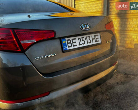 Сірий Кіа Оптіма, об'ємом двигуна 2.36 л та пробігом 218 тис. км за 9200 $, фото 9 на Automoto.ua