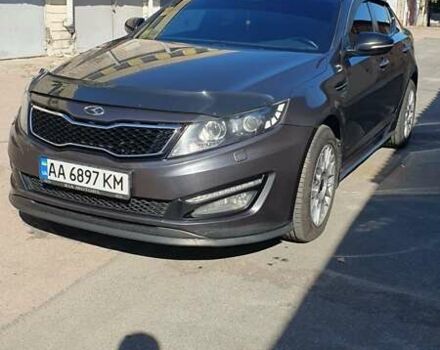 Серый Киа Оптима, объемом двигателя 2 л и пробегом 210 тыс. км за 12700 $, фото 7 на Automoto.ua
