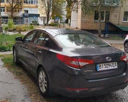 Серый Киа Оптима, объемом двигателя 2 л и пробегом 101 тыс. км за 9000 $, фото 4 на Automoto.ua