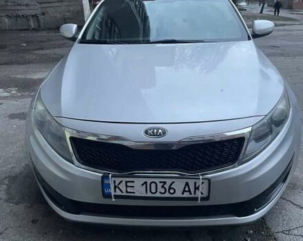 Серый Киа Оптима, объемом двигателя 2.4 л и пробегом 250 тыс. км за 9500 $, фото 2 на Automoto.ua