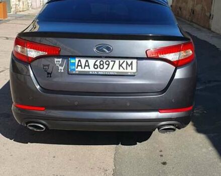 Серый Киа Оптима, объемом двигателя 2 л и пробегом 210 тыс. км за 12700 $, фото 9 на Automoto.ua