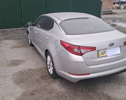 Серый Киа Оптима, объемом двигателя 2 л и пробегом 323 тыс. км за 9300 $, фото 4 на Automoto.ua