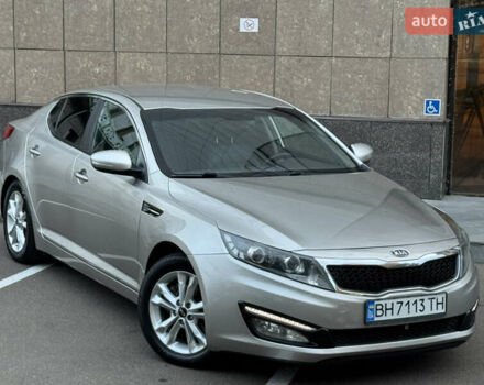 Серый Киа Оптима, объемом двигателя 2 л и пробегом 168 тыс. км за 9200 $, фото 1 на Automoto.ua