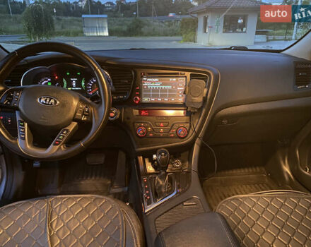 Серый Киа Оптима, объемом двигателя 2 л и пробегом 250 тыс. км за 10500 $, фото 4 на Automoto.ua