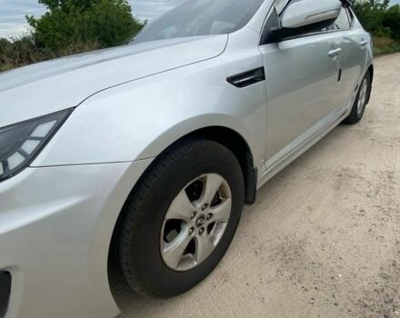 Серый Киа Оптима, объемом двигателя 2 л и пробегом 290 тыс. км за 6500 $, фото 4 на Automoto.ua