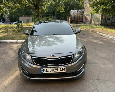 Серый Киа Оптима, объемом двигателя 2 л и пробегом 193 тыс. км за 10500 $, фото 4 на Automoto.ua