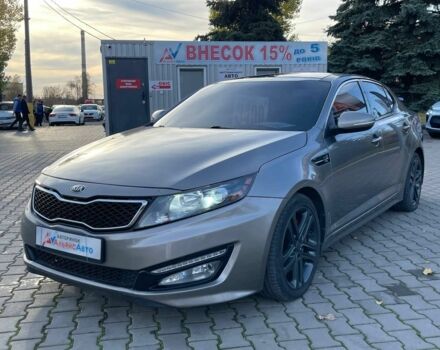 Серый Киа Оптима, объемом двигателя 2 л и пробегом 193 тыс. км за 9999 $, фото 2 на Automoto.ua