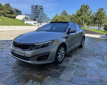 Серый Киа Оптима, объемом двигателя 2 л и пробегом 265 тыс. км за 10800 $, фото 2 на Automoto.ua