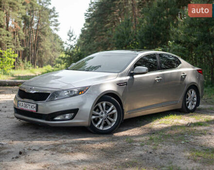 Серый Киа Оптима, объемом двигателя 2.4 л и пробегом 200 тыс. км за 9000 $, фото 1 на Automoto.ua