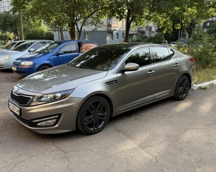 Сірий Кіа Оптіма, об'ємом двигуна 2 л та пробігом 193 тис. км за 9700 $, фото 1 на Automoto.ua
