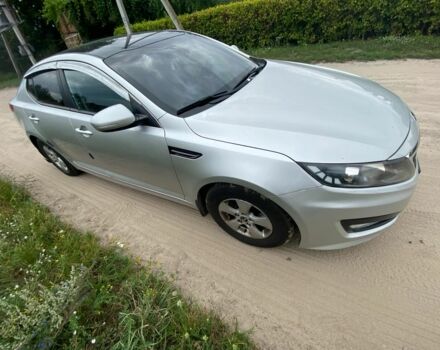 Серый Киа Оптима, объемом двигателя 2 л и пробегом 290 тыс. км за 6500 $, фото 1 на Automoto.ua
