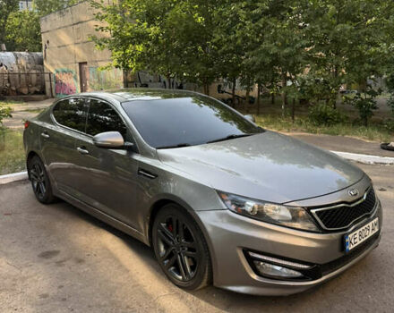Серый Киа Оптима, объемом двигателя 2 л и пробегом 193 тыс. км за 10500 $, фото 9 на Automoto.ua