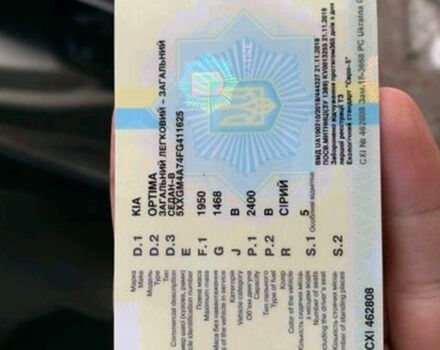 Серый Киа Оптима, объемом двигателя 2.4 л и пробегом 85 тыс. км за 9500 $, фото 6 на Automoto.ua