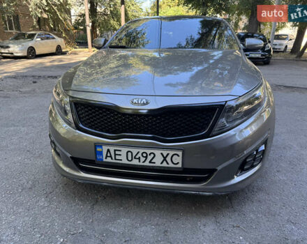 Серый Киа Оптима, объемом двигателя 2 л и пробегом 153 тыс. км за 12800 $, фото 2 на Automoto.ua