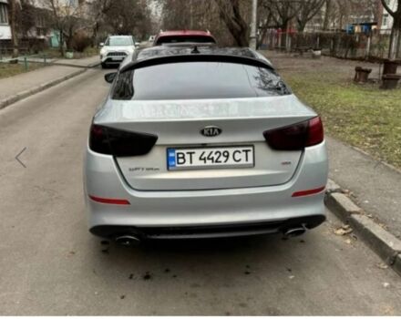 Серый Киа Оптима, объемом двигателя 2.4 л и пробегом 150 тыс. км за 9500 $, фото 2 на Automoto.ua