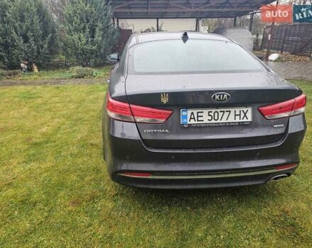 Серый Киа Оптима, объемом двигателя 1.69 л и пробегом 190 тыс. км за 12500 $, фото 4 на Automoto.ua