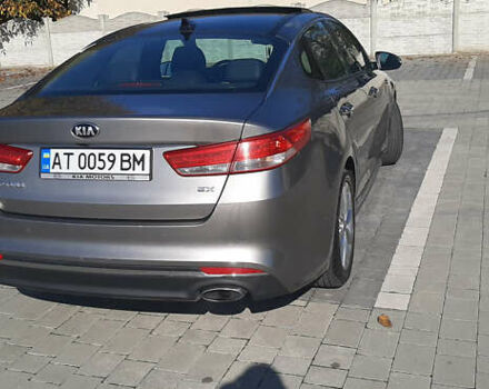 Серый Киа Оптима, объемом двигателя 2.36 л и пробегом 176 тыс. км за 12700 $, фото 16 на Automoto.ua