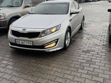 Серый Киа Оптима, объемом двигателя 2 л и пробегом 280 тыс. км за 8500 $, фото 1 на Automoto.ua