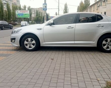 Серый Киа Оптима, объемом двигателя 2 л и пробегом 130 тыс. км за 8300 $, фото 1 на Automoto.ua