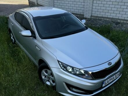 Серый Киа Оптима, объемом двигателя 2 л и пробегом 230 тыс. км за 7900 $, фото 1 на Automoto.ua