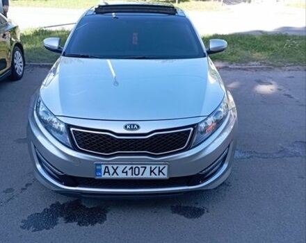 Серый Киа Оптима, объемом двигателя 2 л и пробегом 190 тыс. км за 8800 $, фото 1 на Automoto.ua