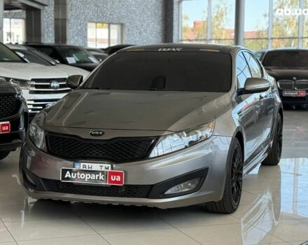 Серый Киа Оптима, объемом двигателя 2 л и пробегом 238 тыс. км за 10440 $, фото 1 на Automoto.ua