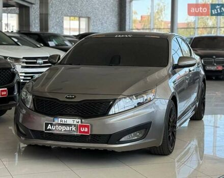 Серый Киа Оптима, объемом двигателя 2 л и пробегом 238 тыс. км за 10440 $, фото 1 на Automoto.ua