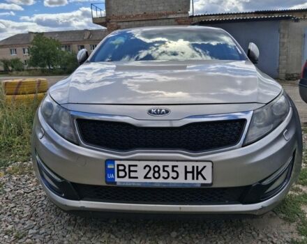 Сірий Кіа Оптіма, об'ємом двигуна 2 л та пробігом 265 тис. км за 9303 $, фото 1 на Automoto.ua