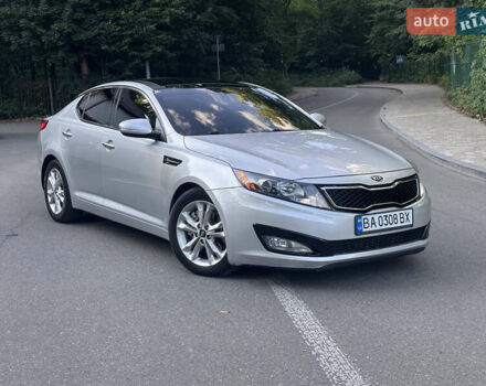 Серый Киа Оптима, объемом двигателя 2 л и пробегом 256 тыс. км за 10599 $, фото 1 на Automoto.ua