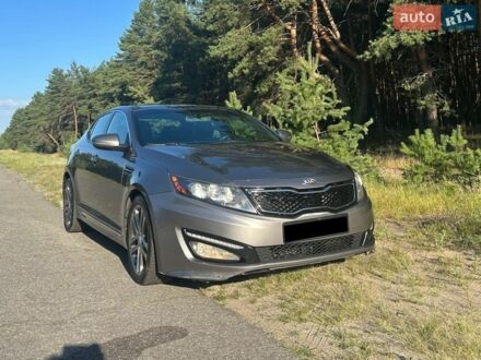 Серый Киа Оптима, объемом двигателя 2 л и пробегом 249 тыс. км за 9000 $, фото 1 на Automoto.ua