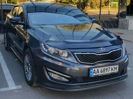 Серый Киа Оптима, объемом двигателя 2 л и пробегом 210 тыс. км за 12700 $, фото 1 на Automoto.ua