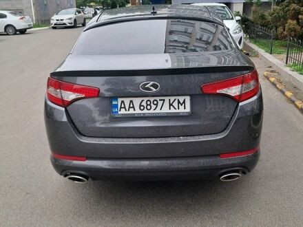 Серый Киа Оптима, объемом двигателя 2 л и пробегом 215 тыс. км за 8800 $, фото 1 на Automoto.ua