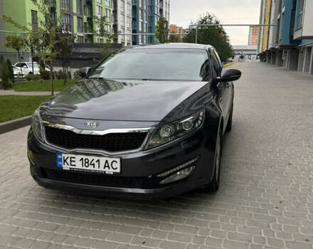 Серый Киа Оптима, объемом двигателя 2 л и пробегом 153 тыс. км за 10500 $, фото 1 на Automoto.ua