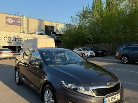 Сірий Кіа Оптіма, об'ємом двигуна 2 л та пробігом 214 тис. км за 10500 $, фото 1 на Automoto.ua