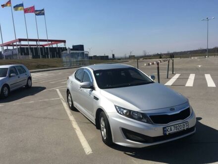 Серый Киа Оптима, объемом двигателя 2 л и пробегом 375 тыс. км за 8400 $, фото 1 на Automoto.ua
