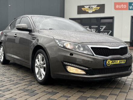 Серый Киа Оптима, объемом двигателя 2 л и пробегом 99 тыс. км за 8990 $, фото 1 на Automoto.ua