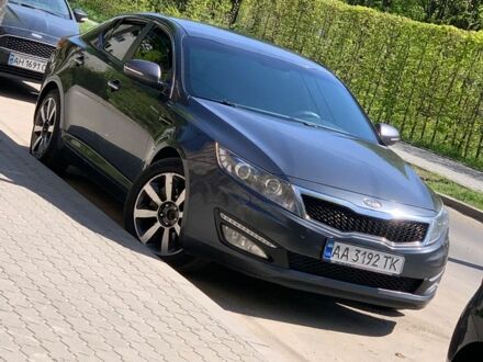 Серый Киа Оптима, объемом двигателя 2 л и пробегом 245 тыс. км за 10250 $, фото 1 на Automoto.ua